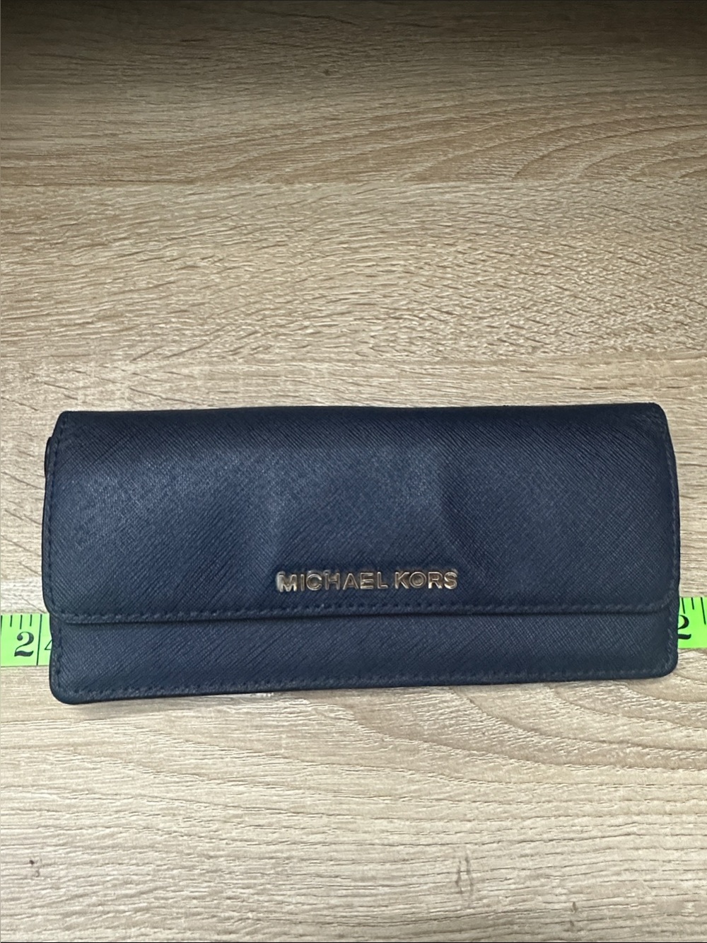 Michael Kors Blue Long Wallet